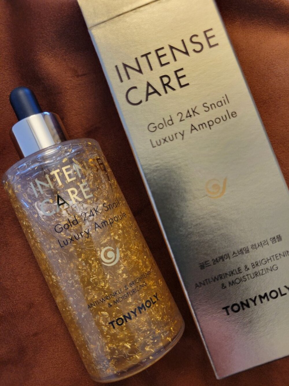 Tonymoly Korea INTENSE CARE 24K GOLD Snail Luxury Ampoule